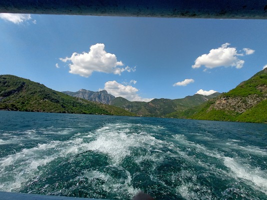 Lake with mountain